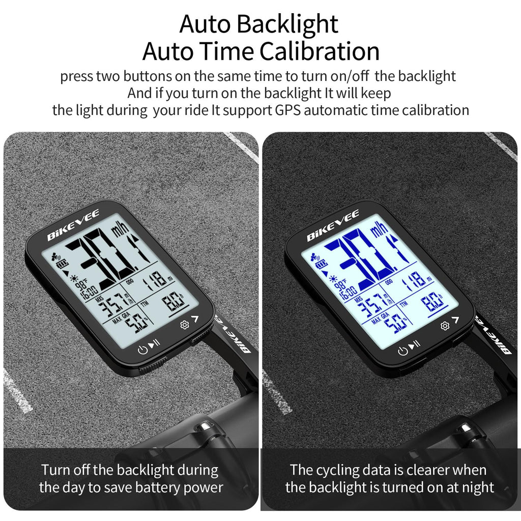 Bikevee GPS Bike Computer with 2.4" Display & IPX7 Rating