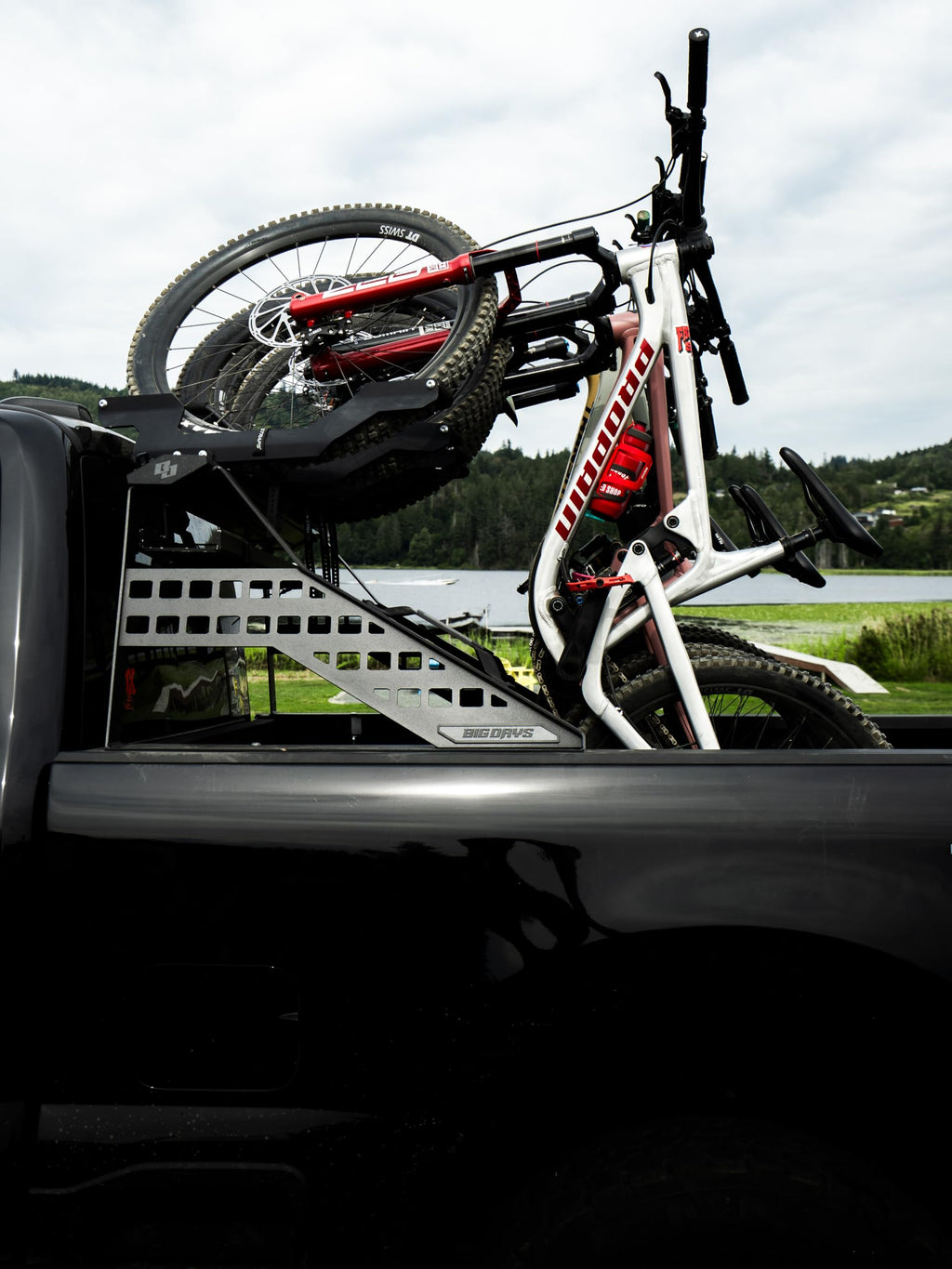Big Days No-Drill Truck Bed Bike Rack for 4 Bikes