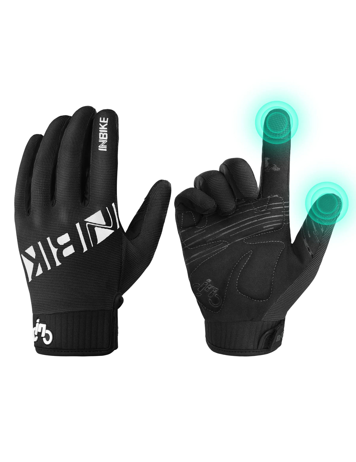 INBIKE Anti-Slip Padded Mountain Bike Gloves for Men & Women