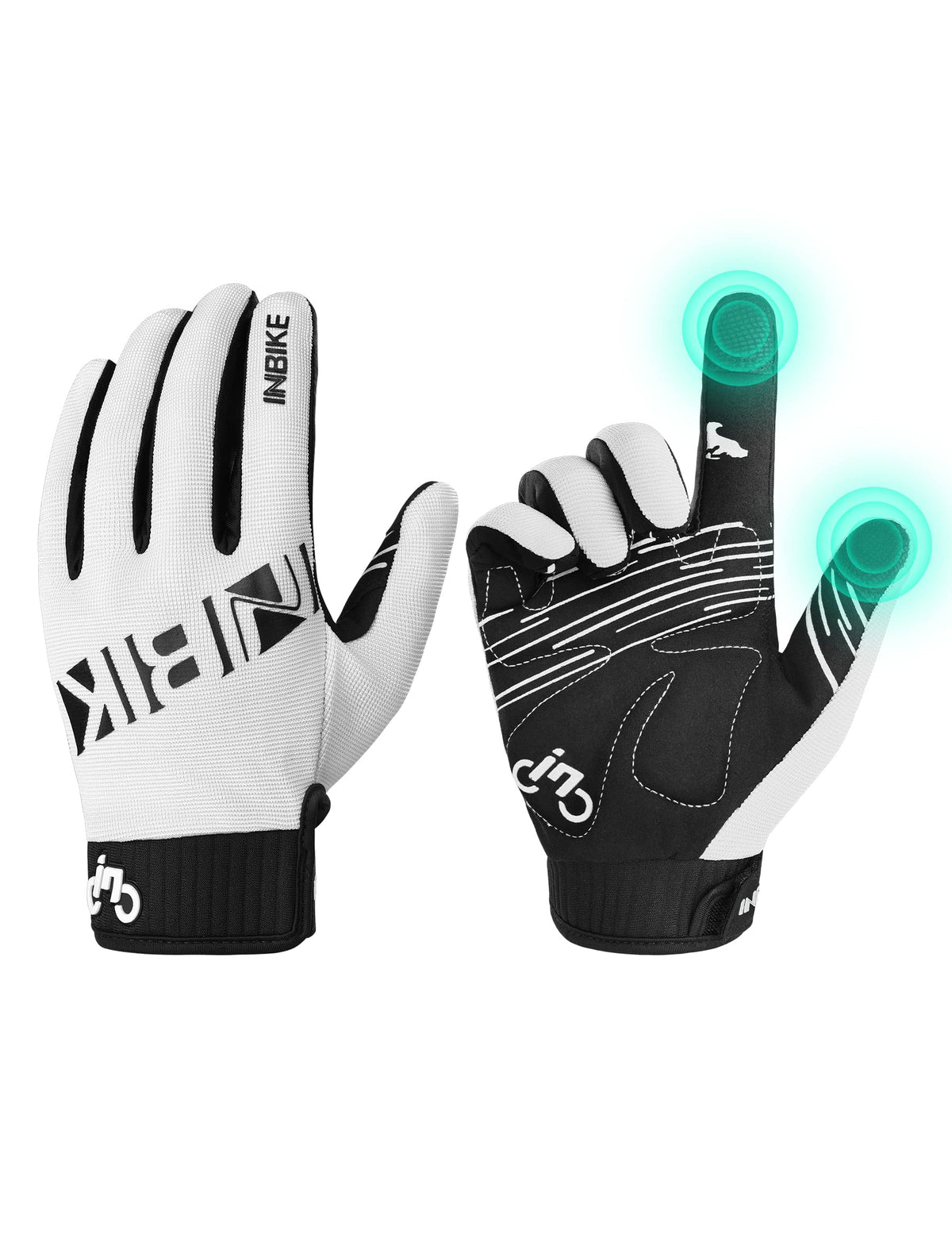 INBIKE Cycling Gloves for Men Women Anti-Slip Padded Mountain Biking Glove