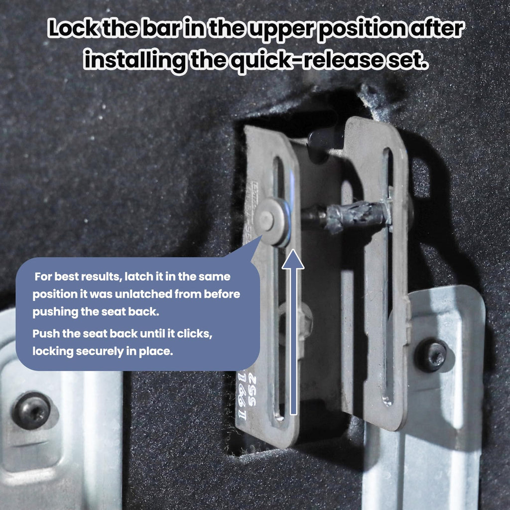 Kaishengyuan Rear Seat Quick Release Kit for Ford F-Series