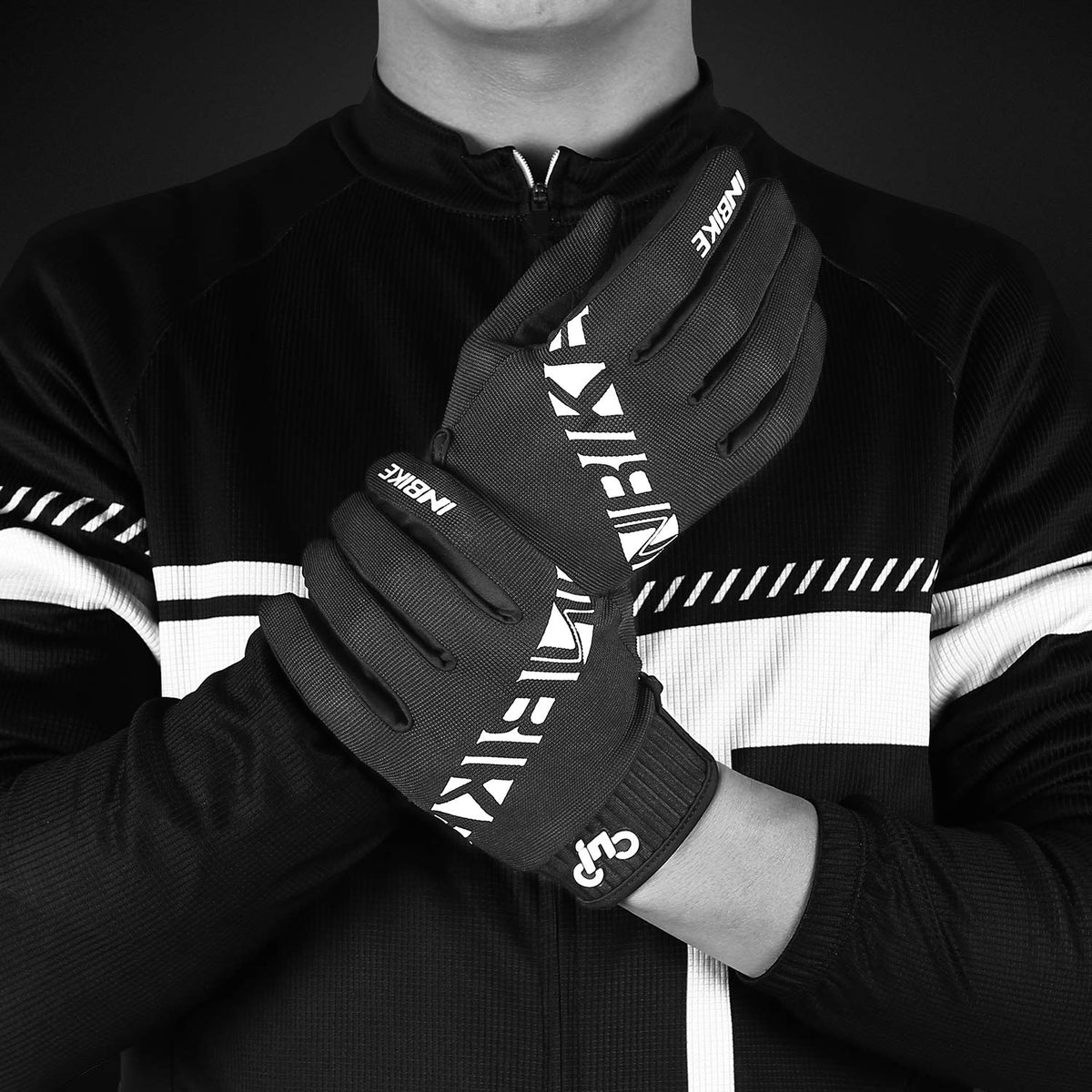 INBIKE Cycling Gloves for Men Women Anti-Slip Padded Mountain Biking Glove