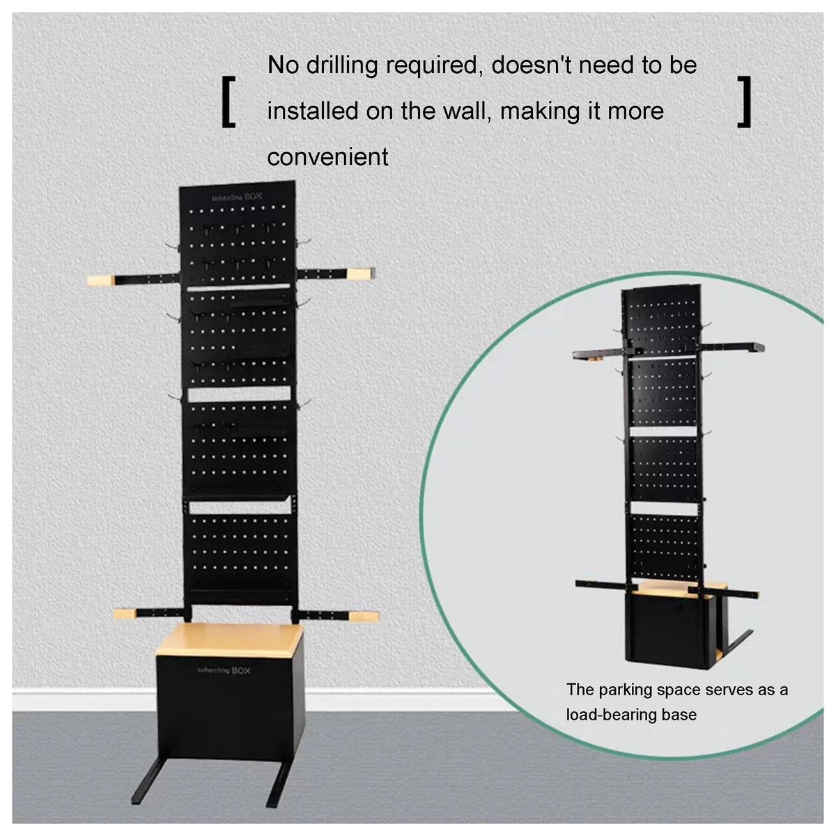 4-in-1 Space-Saving Indoor Upright Bicycle Storage Rack