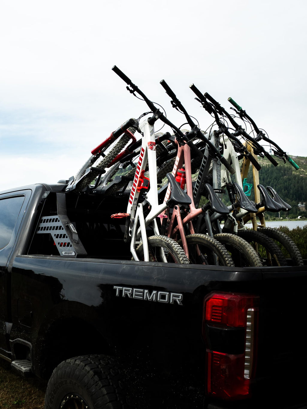 Big Days No-Drill Truck Bed Bike Rack for 4 Bikes