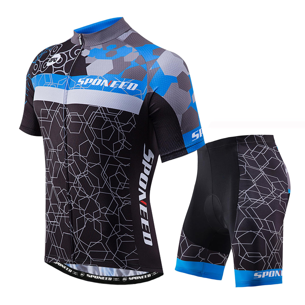 sponeed Bike Jersey Compression Shorts Sets Ride Clothing Gear