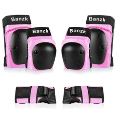 Banzk 6-in-1 Knee, Elbow & Wrist Protective Gear Set