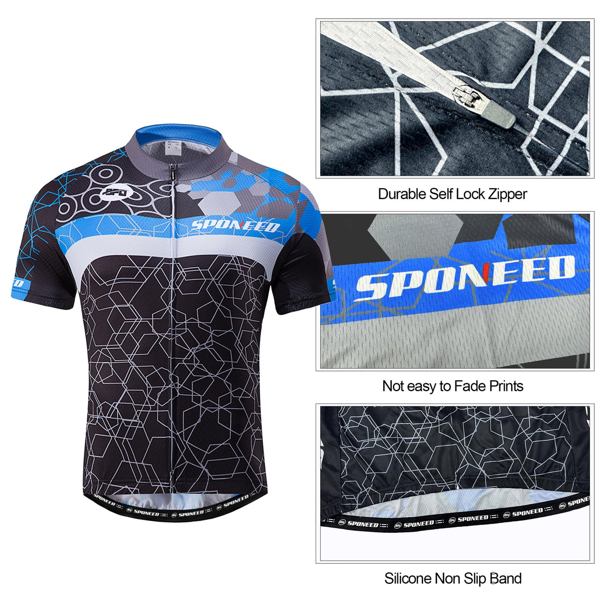 sponeed Bike Jersey Compression Shorts Sets Ride Clothing Gear